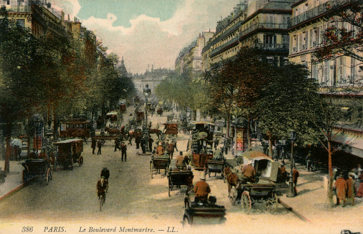 Boulevard Montmartre, Paris - Unbekannter Künstler