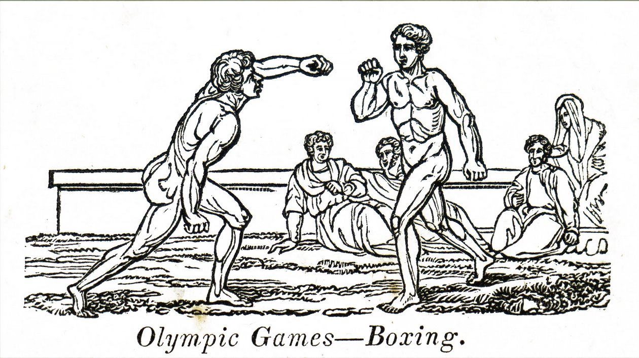 Boxeurs aux anciens Jeux olympiques - Unbekannt