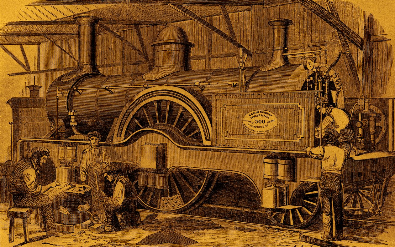 Construction de locomotive par McConnell - Unbekannter Künstler