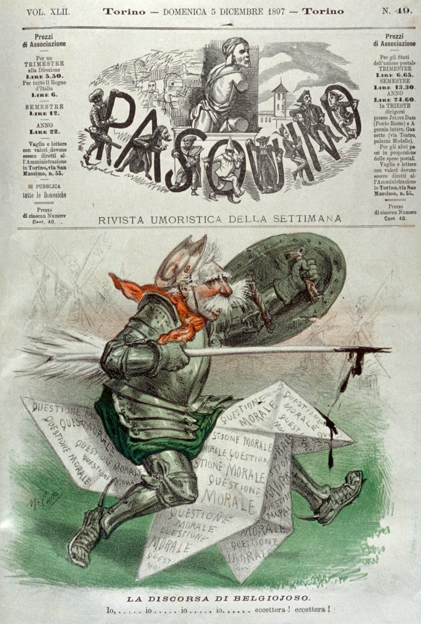 Caricature Cavallotti - Alec Hunter