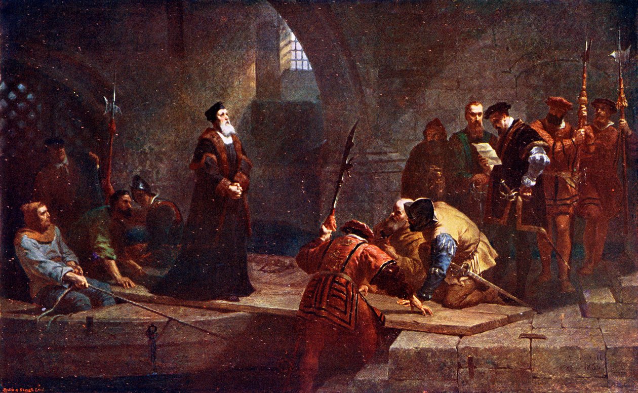 Cranmer à la porte des traîtres - Unbekannter Künstler