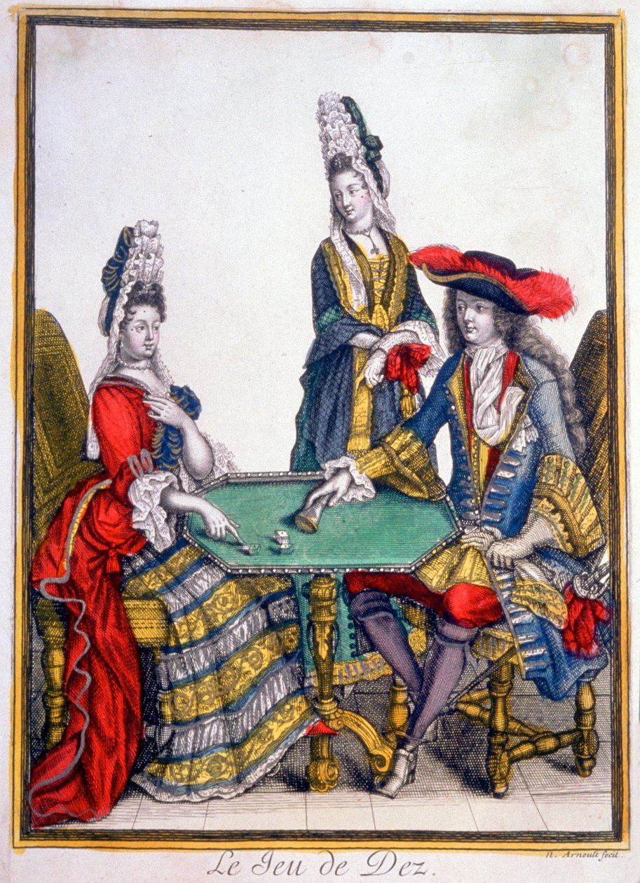 Jeu de dés - Unbekannter Künstler