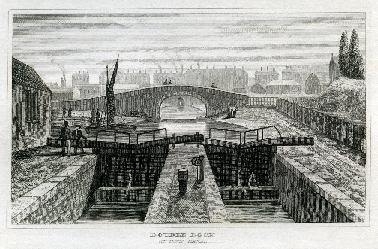 Double écluse, canal de Regent - Unbekannt
