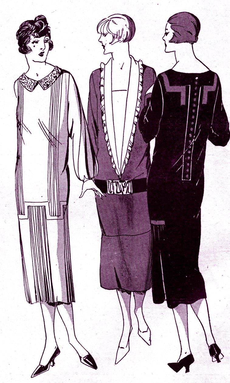 Mode : robes en mai 1925 - Unbekannter Künstler