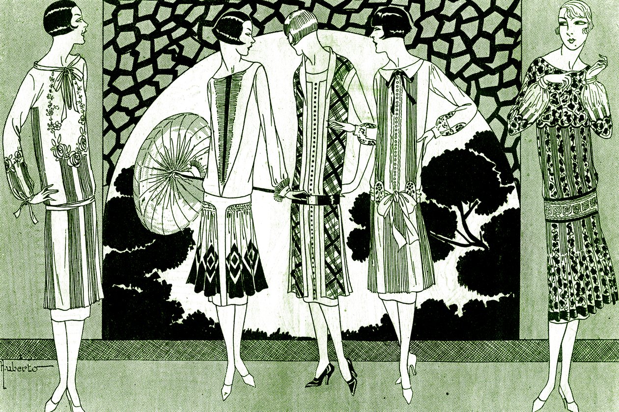 Mode : robes en mai 1925 - Unbekannter Künstler