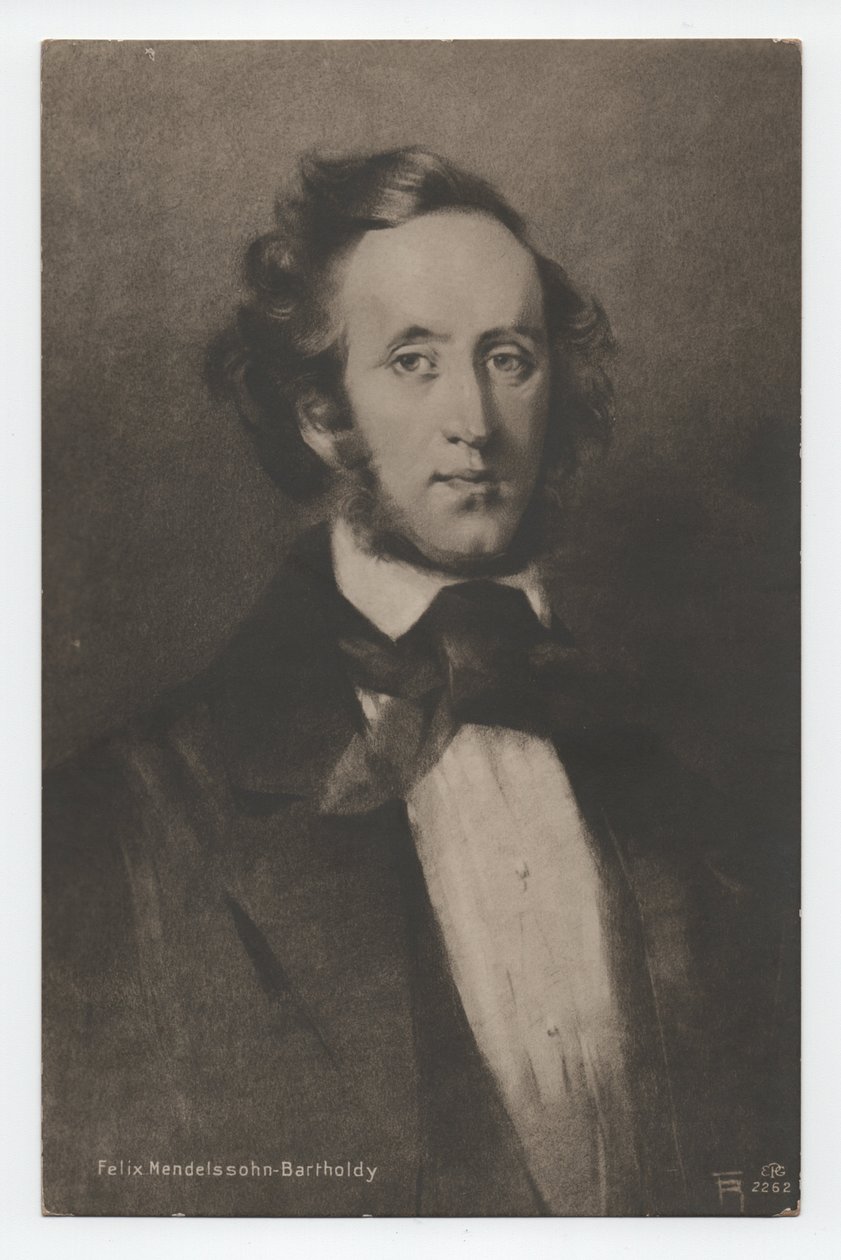 Felix Mendelssohn-Bartholdy (1809-1847) (ca. 1842) - Unbekannter Künstler