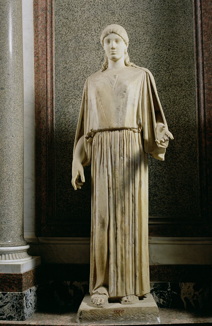 Figure féminine portant un péplos, grecque - Unbekannt