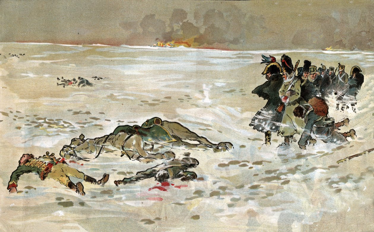 Retraite française de Russie - Unbekannter Künstler
