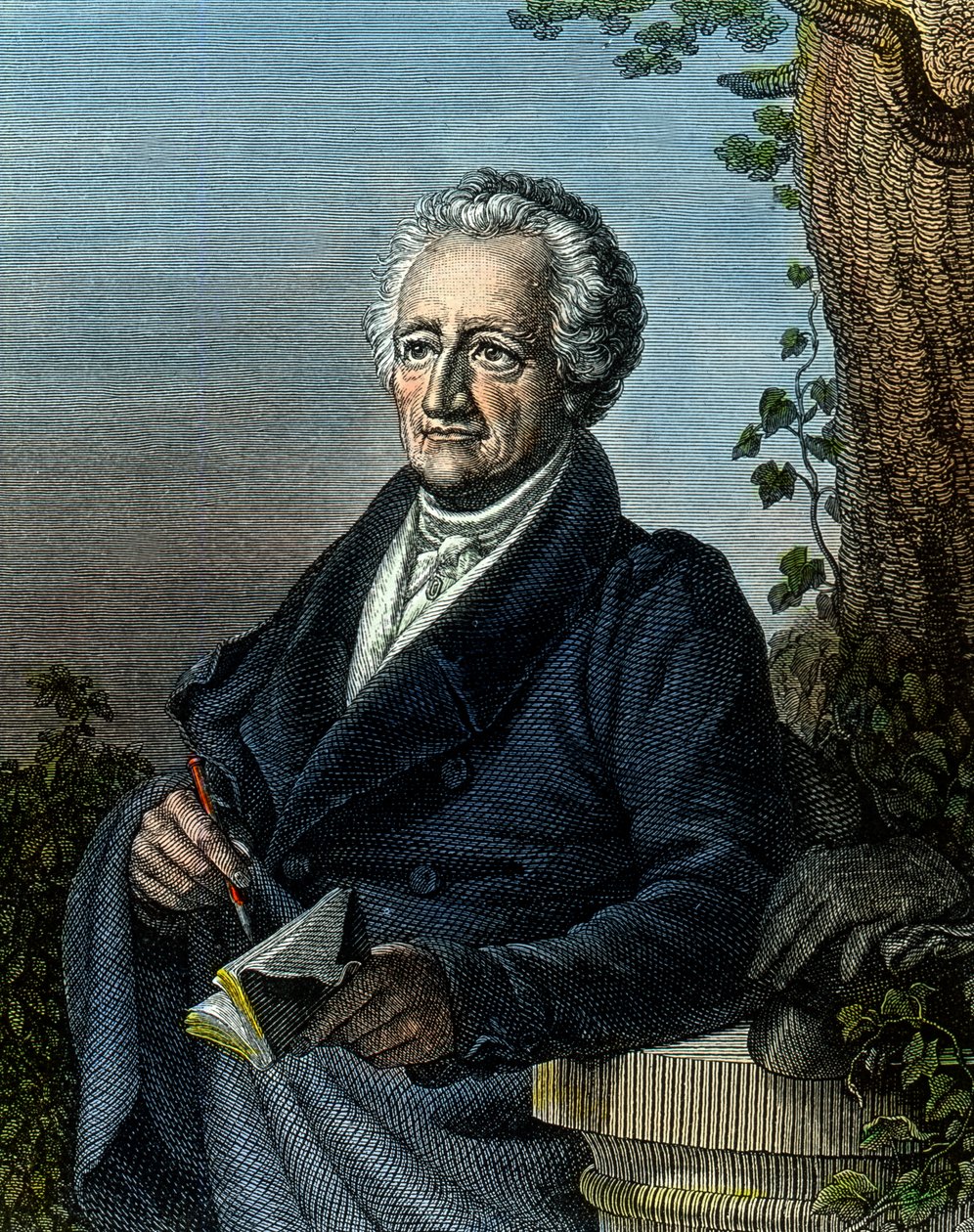 Goethe, âgé de 83 ans - Unbekannter Künstler