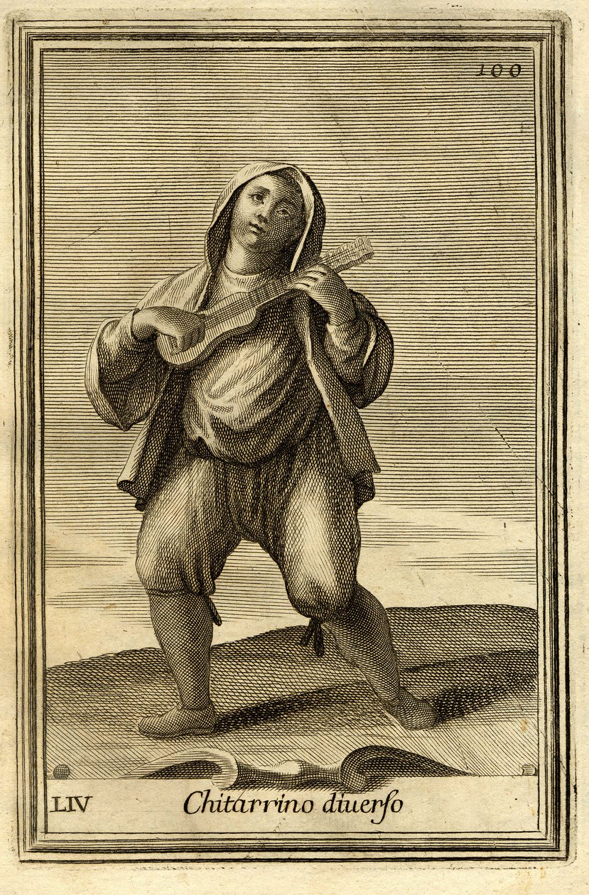 Dans "Gabinetto Armonico" par Filippo Bonanni, Rome - Unbekannter Künstler
