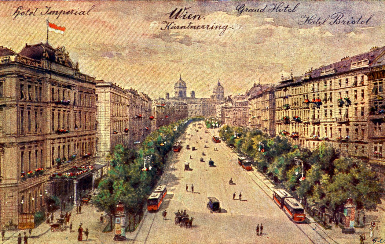 Kärntner Ring, Vienne, Autriche - Unbekannter Künstler