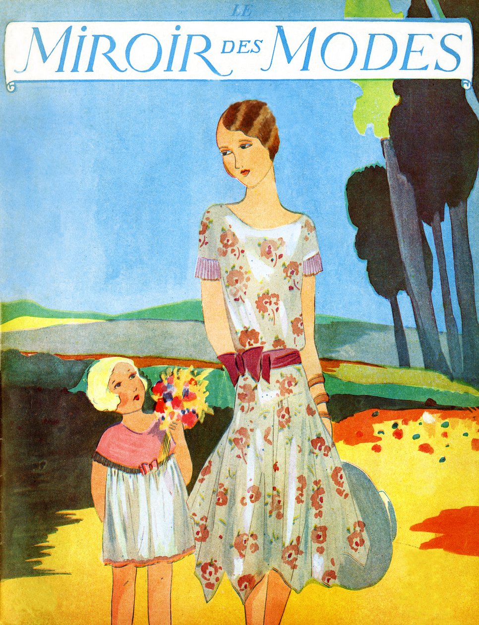 Le Miroir des Modes avril 1928 - Unbekannter Künstler