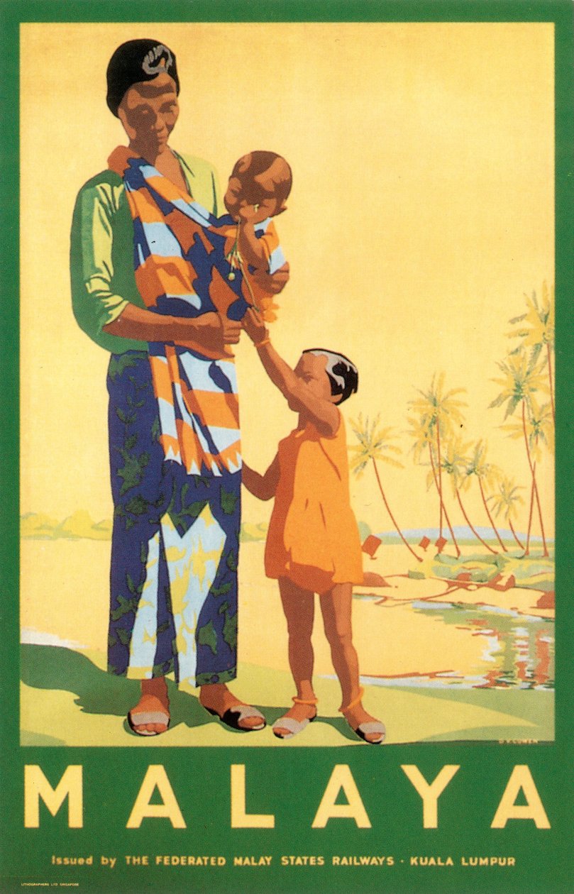 Malaisie, par les chemins de fer des États malais fédérés - Unbekannter Künstler
