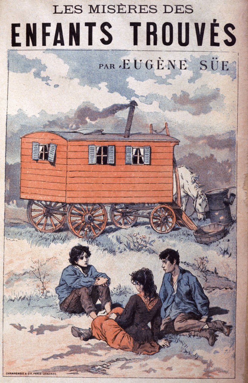 Misères des enfants trouvés, début du 20e siècle (impression) - Unbekannter Künstler