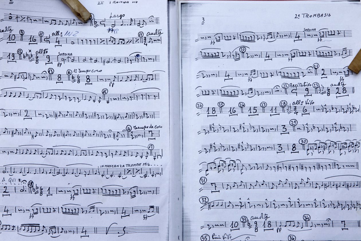 Partition musicale, Montesano, Italie - Unbekannt