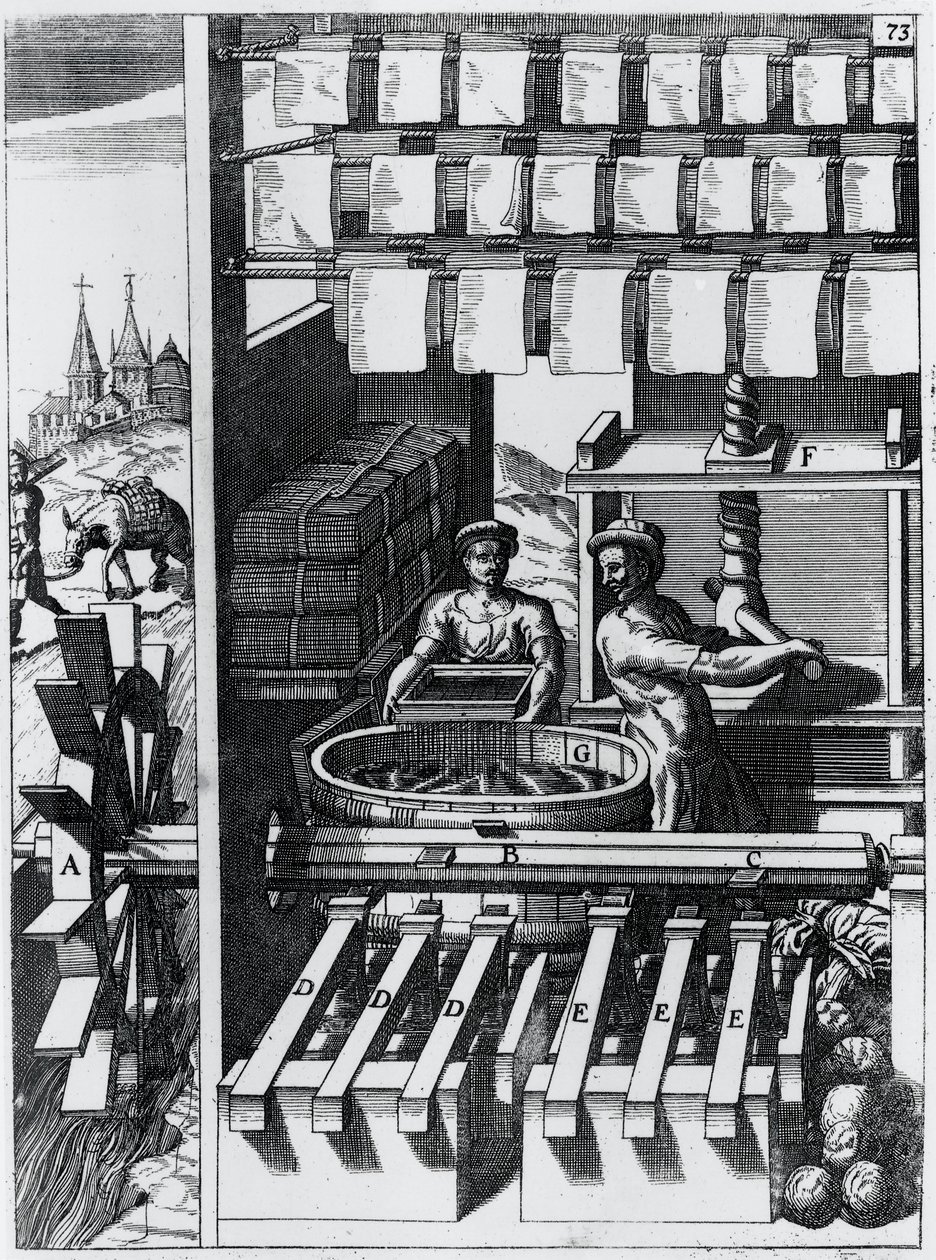 Fabrication de papier, Allemagne - Unbekannt
