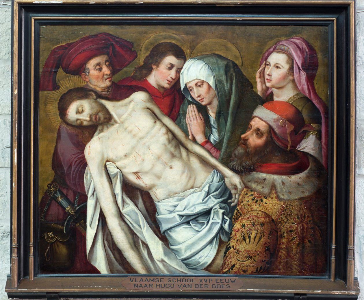 Église paroissiale (Parochiekerk Onze-Lieve-Vrouw). Intérieur. Peinture. - Unbekannter Künstler
