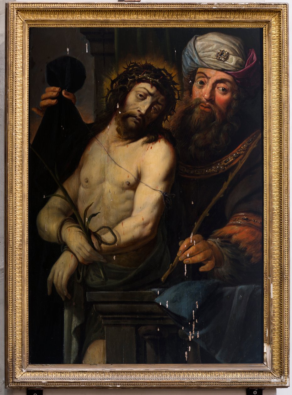 Église paroissiale (Parochiekerk Onze-Lieve-Vrouw). Intérieur. Peinture. - Unbekannter Künstler