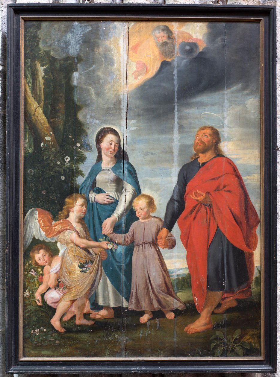 Église paroissiale (Parochiekerk Sint-Walburga). - Unbekannter Künstler