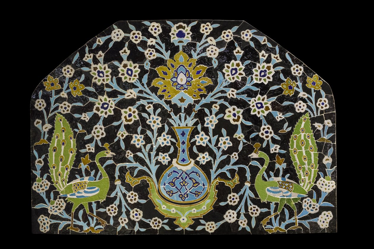 Panneau de paon. Iran, Ispahan (?) - William M. Timlin