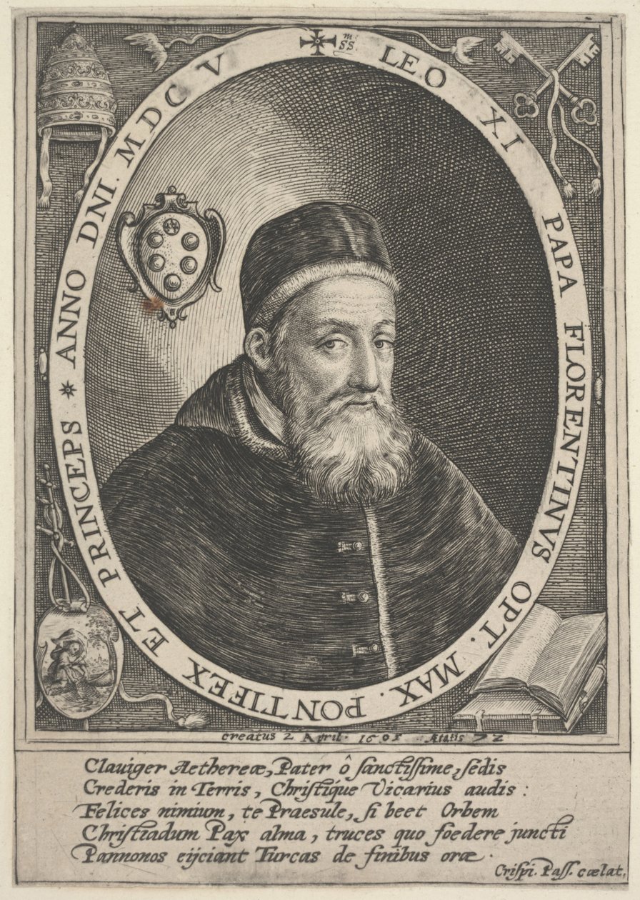 Pape Léon XI - Unbekannter Künstler