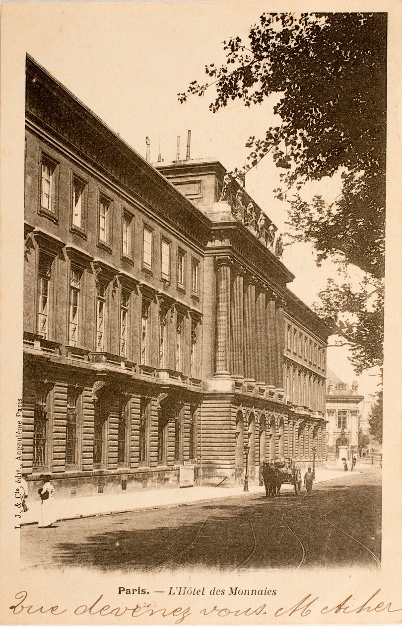 Carte postale/Hôtel des Monnaies/Paris/Seine/Île-de-France/France - William M. Timlin