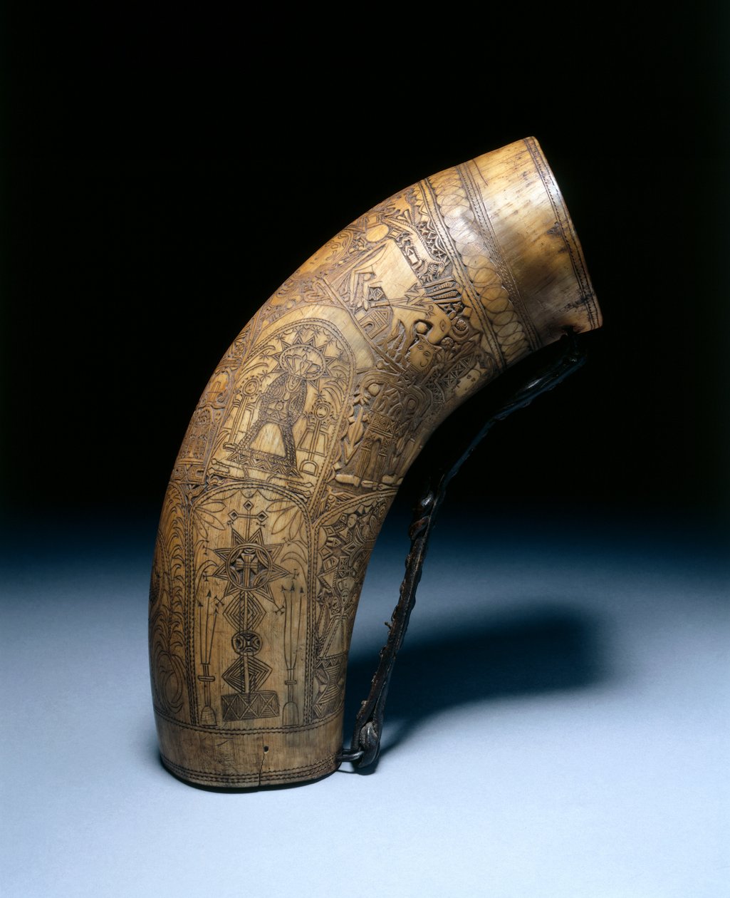 Flasque à poudre, fin des années 1700-début des années 1800 - Unbekannt