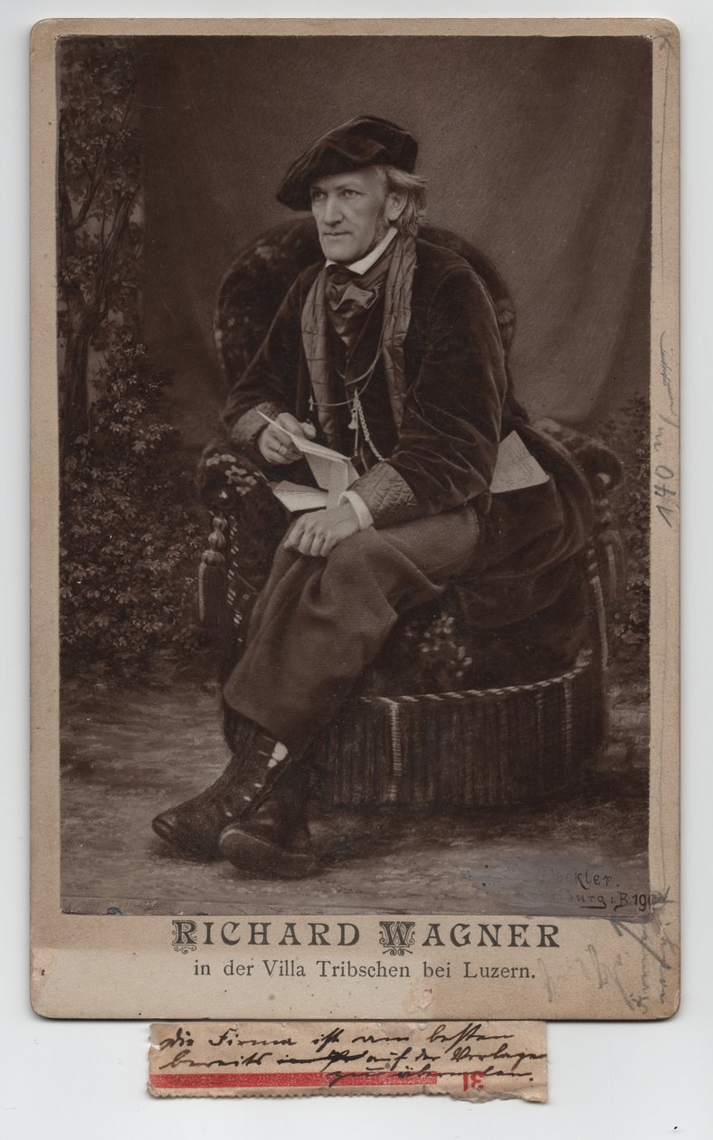Richard Wagner (1813-1883) (1868, photographie) - Unbekannter Künstler