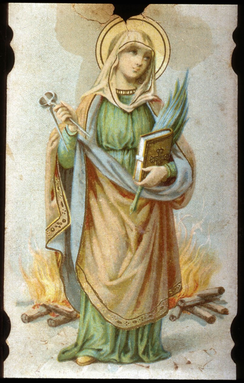 Sainte Apolline, Carton chromolithographique - Unbekannter Künstler