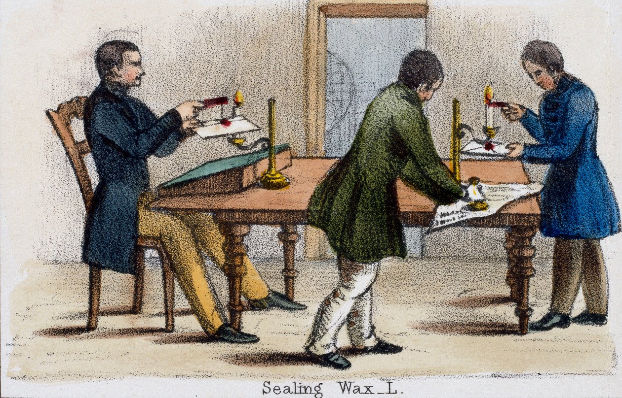 Cire à cacheter, vers 1845 - Unbekannt