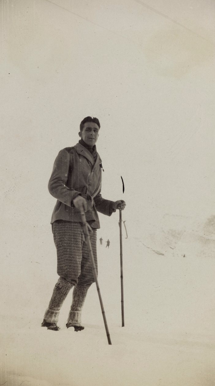 Skieur à Abetone - Unbekannter Künstler