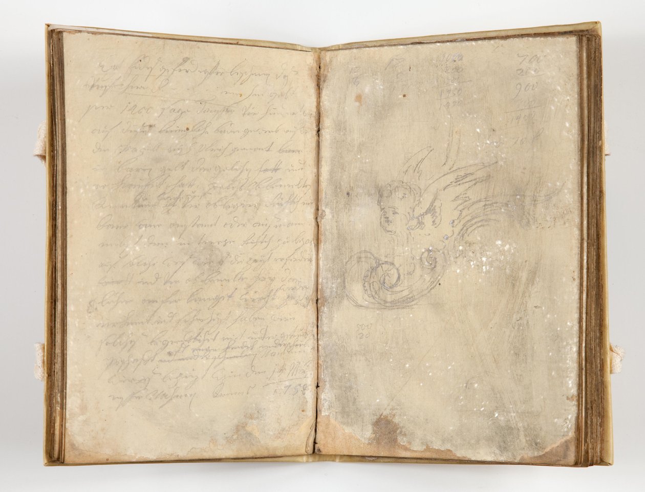 Carnet de croquis avec 22 feuilles - Unbekannter Künstler