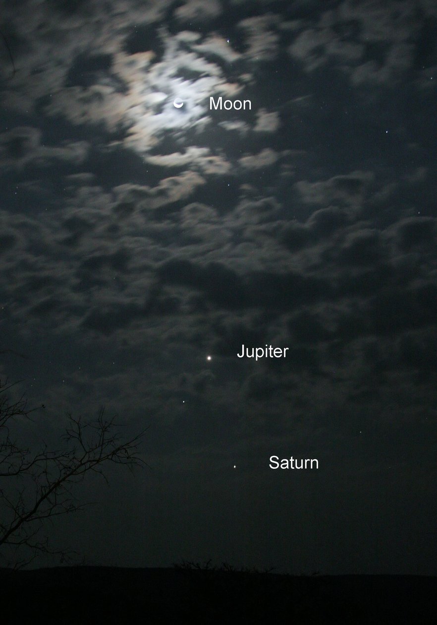 La Lune, Jupiter et Saturne, 2005 - Unbekannt