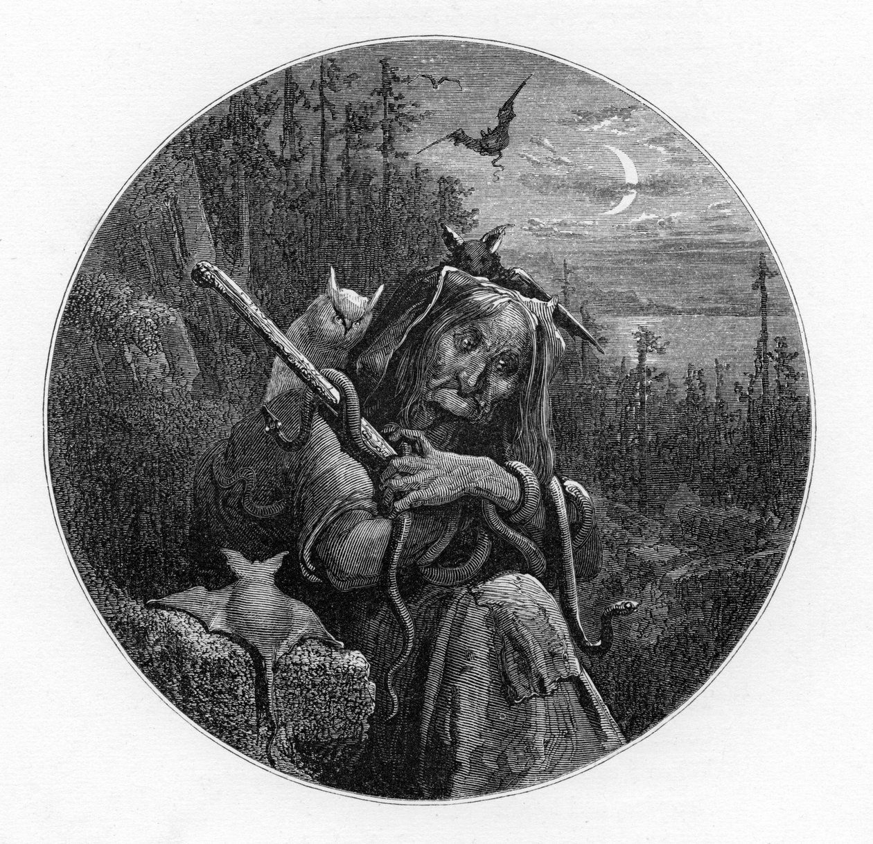 La Tempête - Shakespeare par Doré - Unbekannter Künstler
