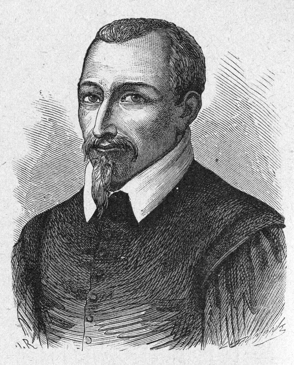 Le chimiste Olivier de Serres, vers 1880 (gravure) - Unbekannter Künstler