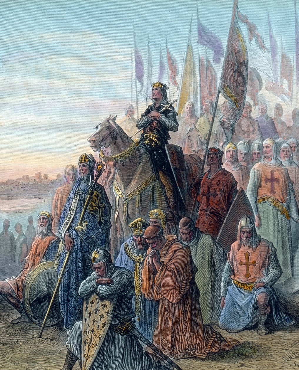 Le débarquement à Damiette - Unbekannter Künstler