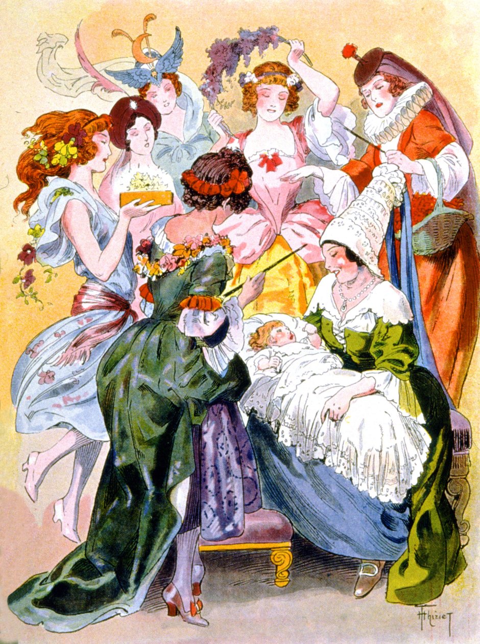 La belle au bois dormant, vers 1910-1920 - Unbekannter Künstler