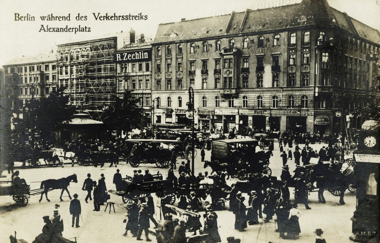 Grèves des transports à Berlin - Unbekannter Künstler