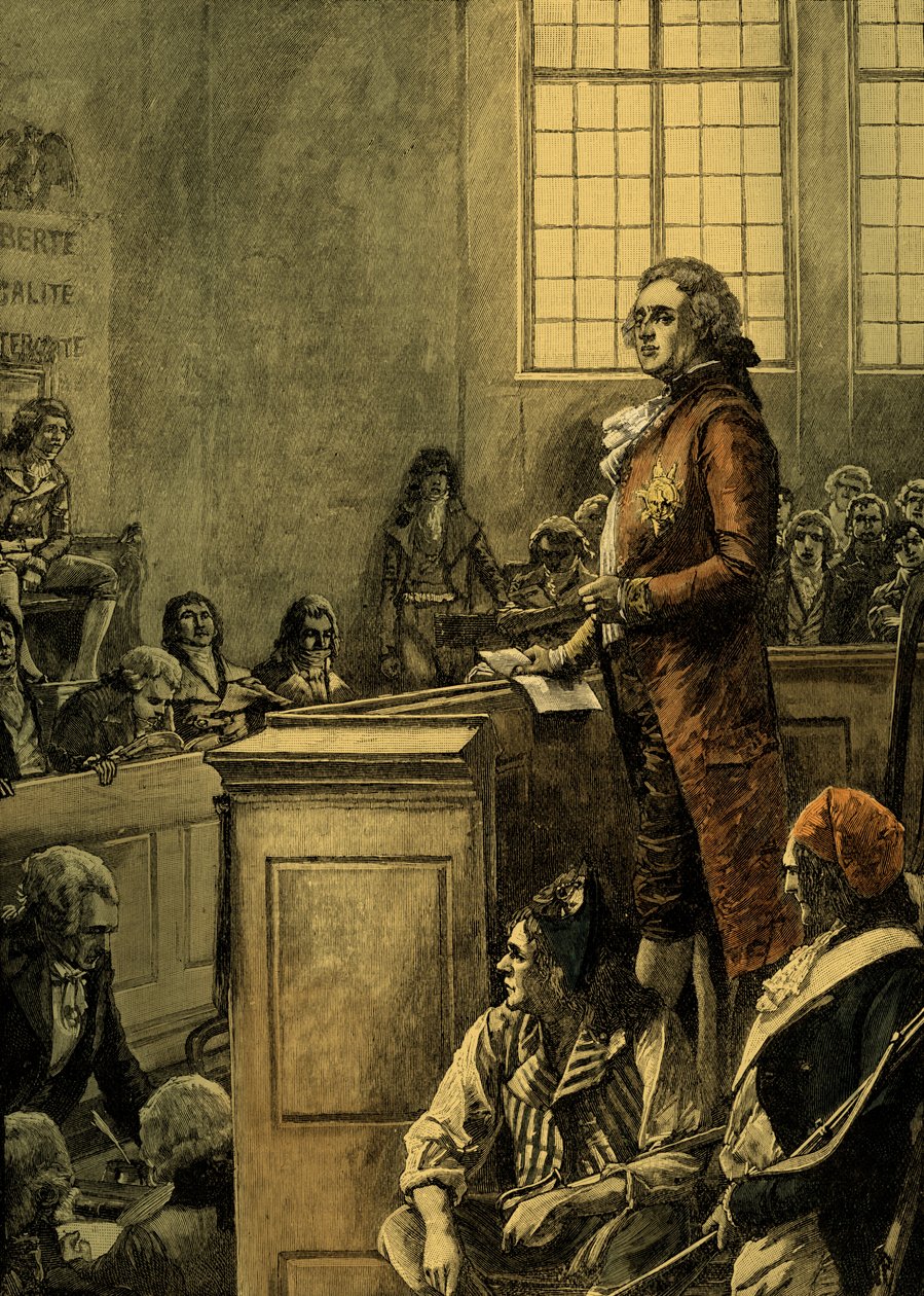 Procès de Louis XVI, Roi de France - Unbekannter Künstler