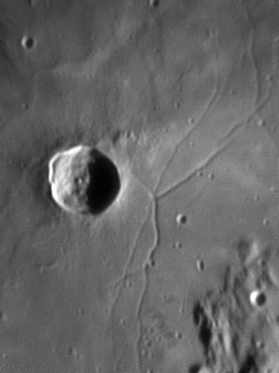 Cratère Triesnecker et Rille - Unbekannter Künstler