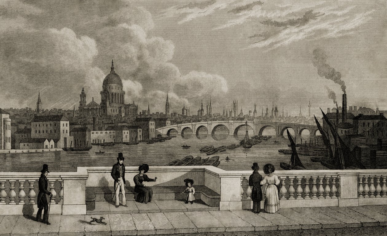 Vue du Londres historique - Unbekannt