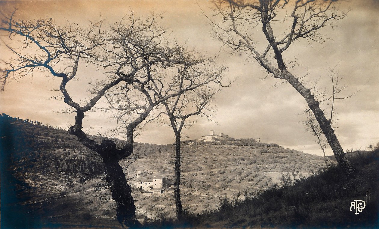 Vue de la campagne toscane - Unbekannter Künstler