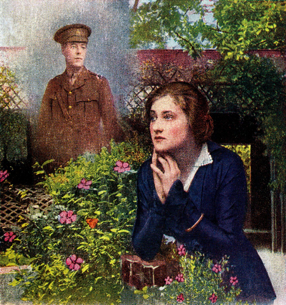 Quand tu rentres à la maison - carte postale de la Première Guerre mondiale - Unbekannter Künstler