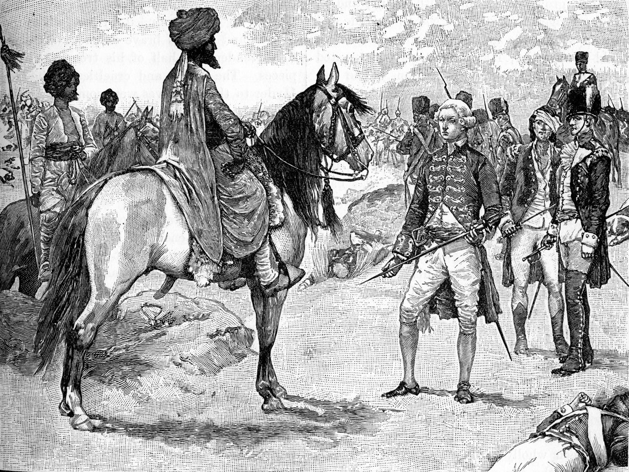 Reddition de William Bailie à Hyder Ali - Unbekannter Künstler