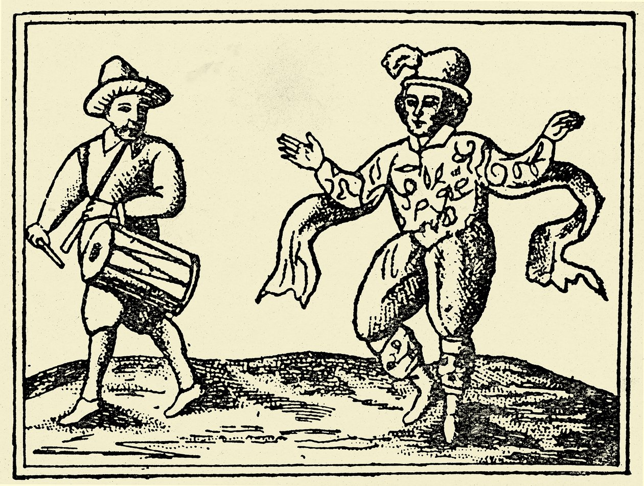 William Kempe dansant la Morris - Unbekannter Künstler