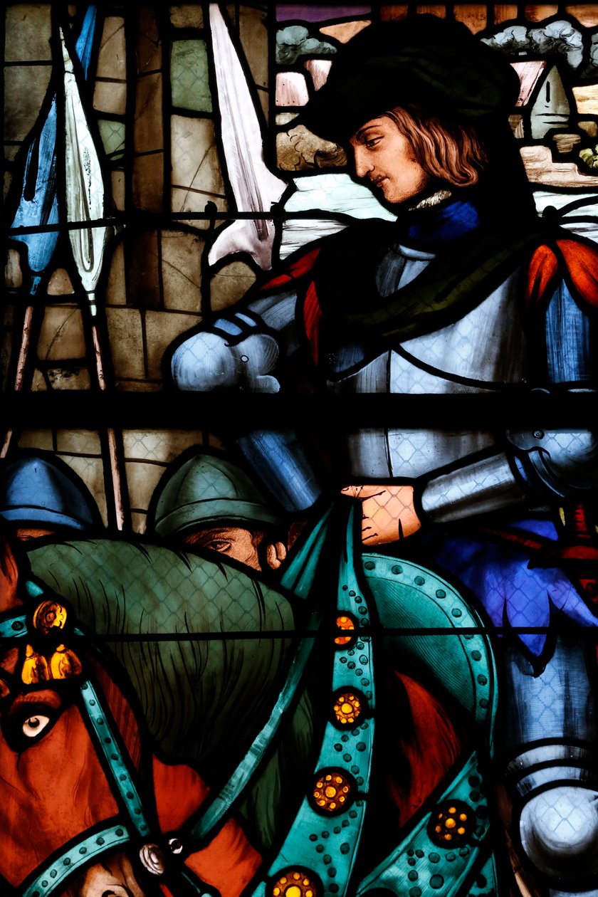 Vitrail, cathédrale de Bourges, France - Unbekannter Künstler
