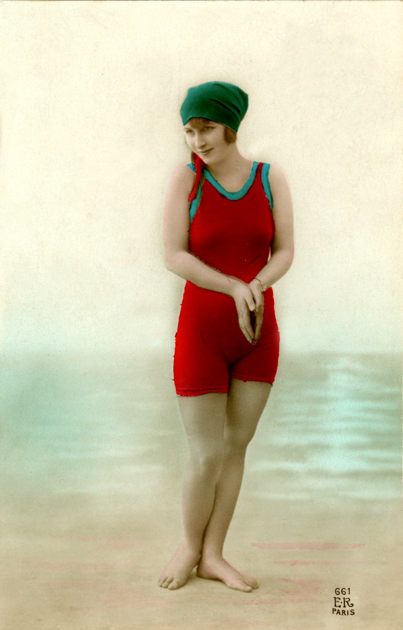 Femmes en maillots de bain, vers début 1900 (carte postale) - Alec Hunter