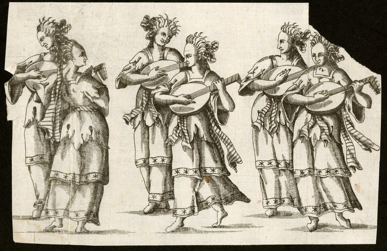 Femmes jouant du luth - Unbekannt