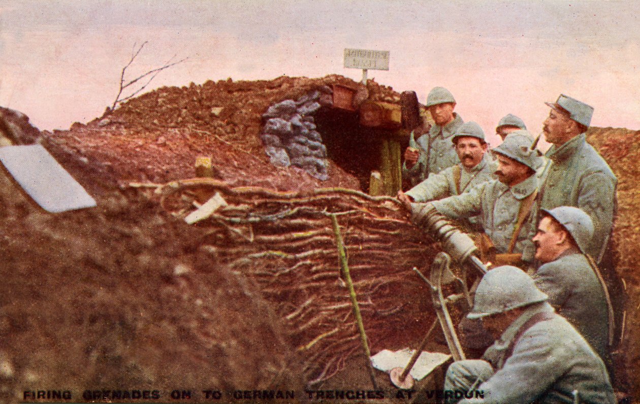 Première Guerre mondiale : Bataille de Verdun - Unbekannter Künstler