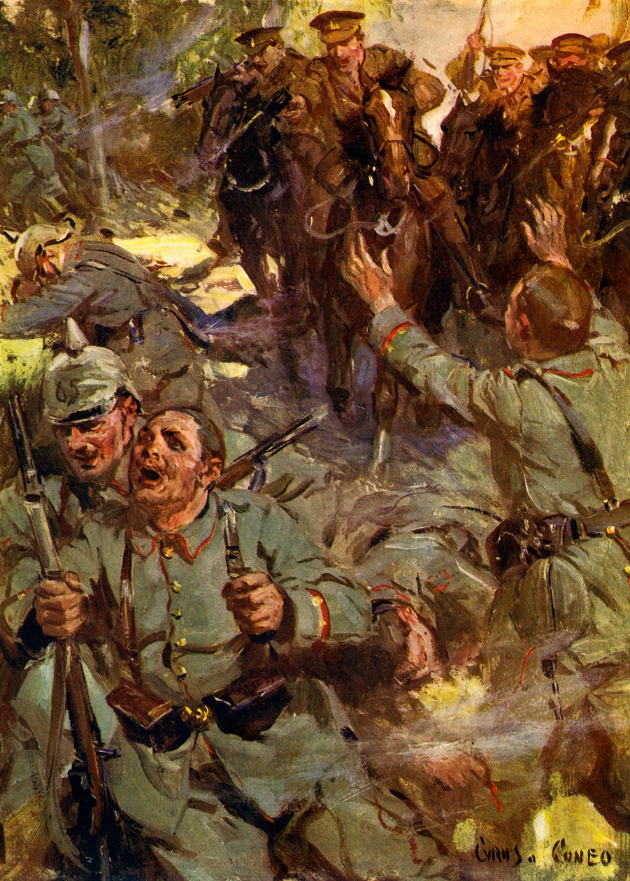 Bataille de la Première Guerre mondiale - Unbekannter Künstler
